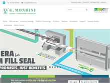 Tablet Screenshot of gmondini.com